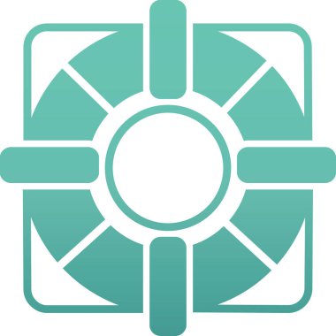 beautiful flower vector line icon