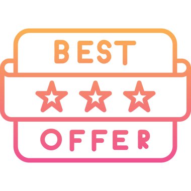 Modern bir simgenin vektör illüstrasyonu