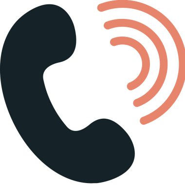 Telefon Çağrısı Düz Vektör Simgesi