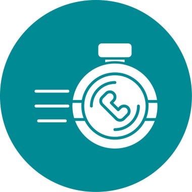 Saat simgesi, vektör illüstrasyonu