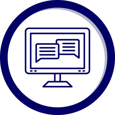 Modern dizüstü bilgisayar simgesinin vektör illüstrasyonu