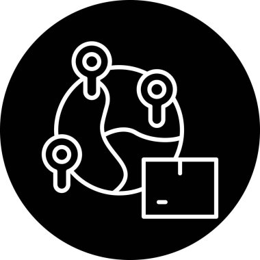 seo modern simgesinin vektör illüstrasyonu