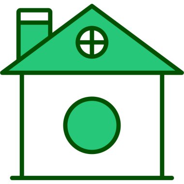 Bina. Web simgesi basit tasarım