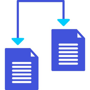 Dosya. Web simgesi basit illüstrasyon