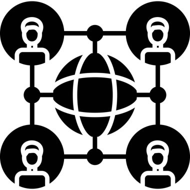 düz biçimli bağlantı ağ bağlantı simgesi