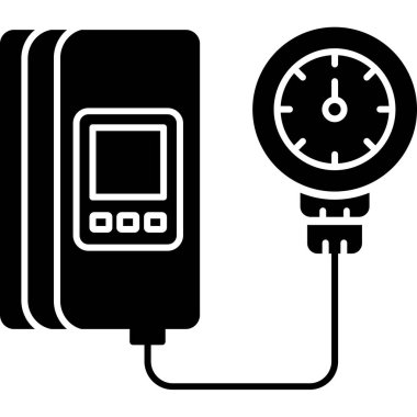 Araba anahtarı simgesi basit vektör. otomobil.