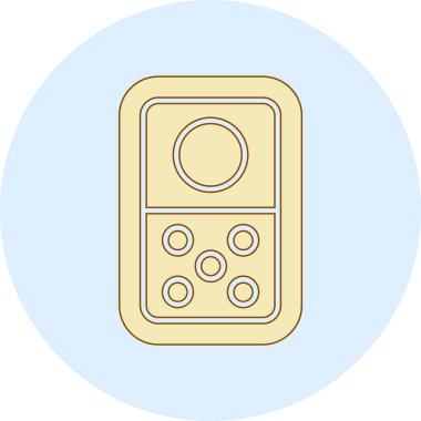 Uzak denetim vektör simgesi