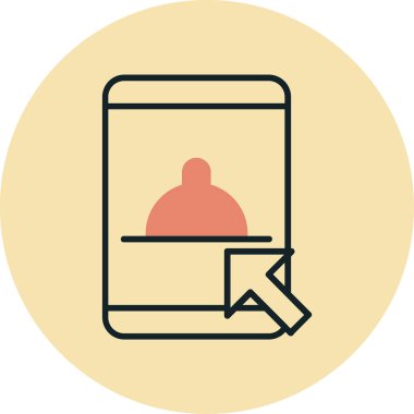 E-posta. Web simgesi basit illüstrasyon