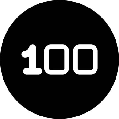 Beyaz arkaplanda siyah vektör çemberi simgesi