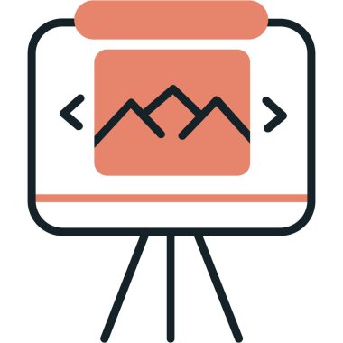 Web renk simgesi. Vektör çizim