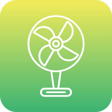 fan simgesi, vektör illüstrasyonu