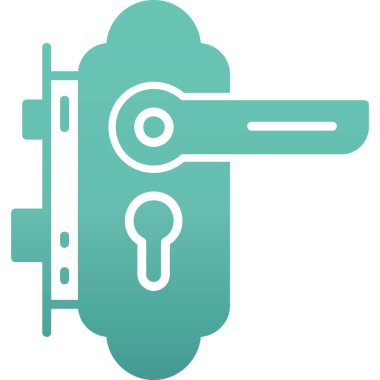 Anahtar simgesi vektör illüstrasyonu