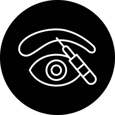 göz vektör simgesi modern basit illüstrasyon