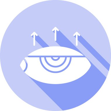 Göz simgesi vektör illüstrasyonu