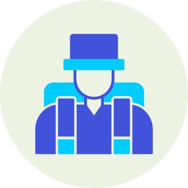 İnsan avatarı. Basit tasarım