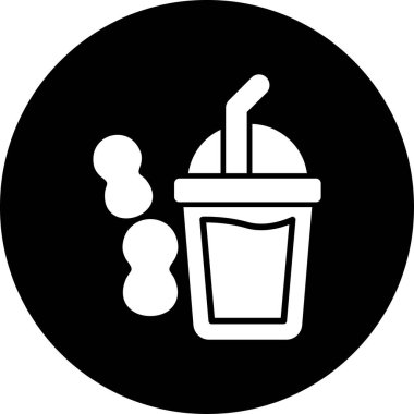 Yiyecek ve yiyeceklerin vektör illüstrasyonu