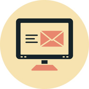 e- posta simgesi, vektör illüstrasyonu