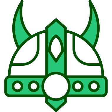 Çizgi film yeşil ve beyaz arkaplanının vektör çizimi