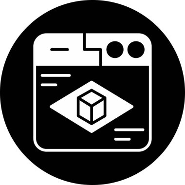 seo modern simgesinin vektör illüstrasyonu