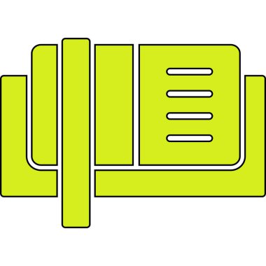 kitap web simgesi vektör illüstrasyonu