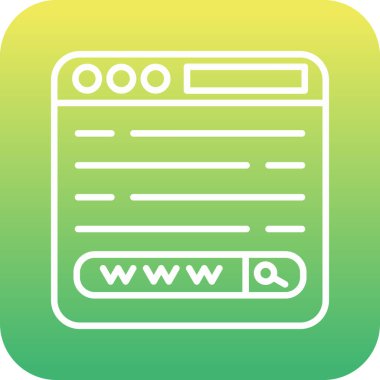 vektör tarayıcı simgesi illüstrasyonu