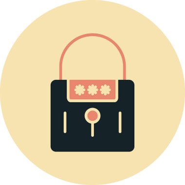 ikon vektör illüstrasyonunu kilitle