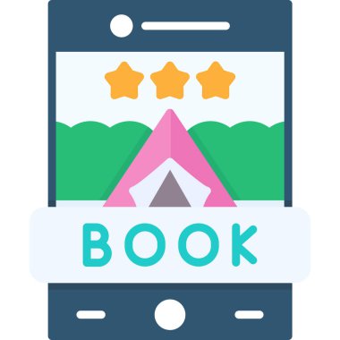 Kitap. Web simgesi basit illüstrasyon