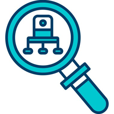 Ara. Web simgesi basit illüstrasyon