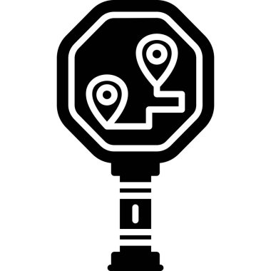 harita pin simgesi, vektör illüstrasyonu