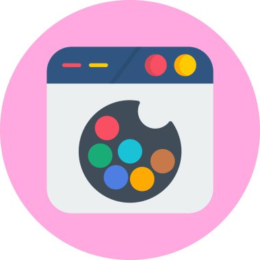 boya fırçası vektör simgesi