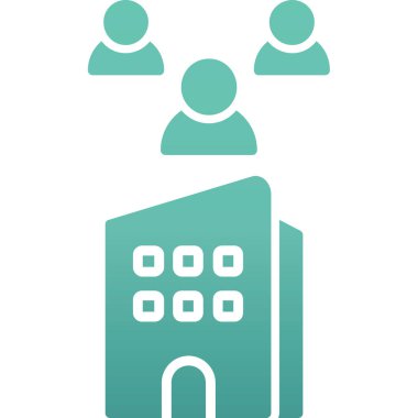 iş simgesi vektör illüstrasyonu