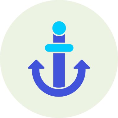 Bir gemi simgesinin vektör çizimi