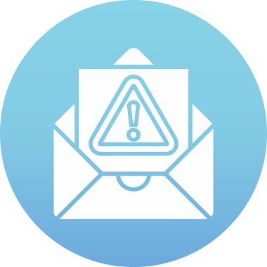 E-posta. Web simgesi basit illüstrasyon