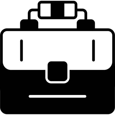 bagaj web simgesi basit illüstrasyon