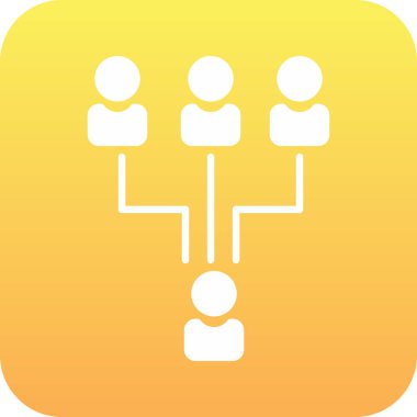 İş insanları simgesinin vektör illüstrasyonu