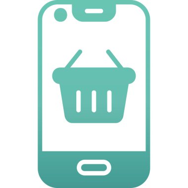 çevrimiçi alışveriş sepeti simgesi