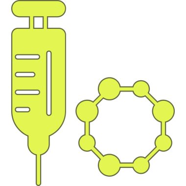 Tıbbi bir simgenin vektör illüstrasyonu