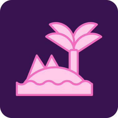 Bir çiçeğin vektör illüstrasyonu