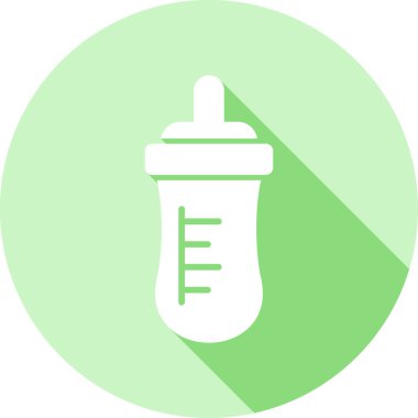 Bebek Şişe. Basit illüstrasyon