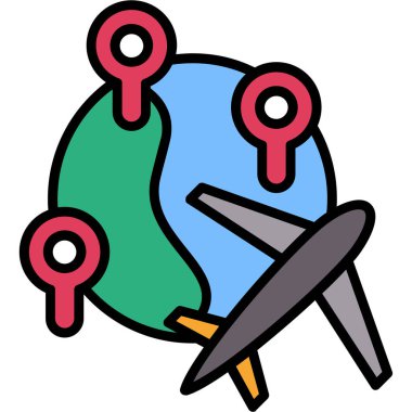 konum haritası imleci simgesi - taslak biçimi