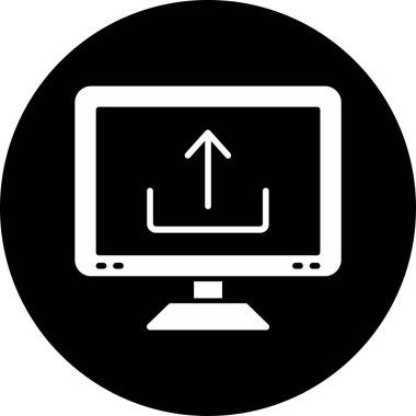 bilgisayar simgesi vektör illüstrasyonu