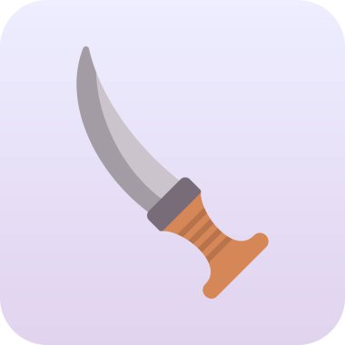 Çizgi film kılıcının vektör çizimi