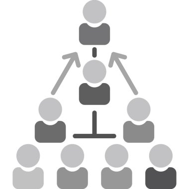 Bir grup insanın vektör çizimi