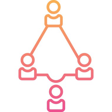 şebeke. Web simgesi basit illüstrasyon