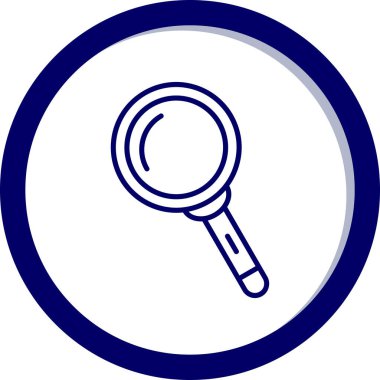 Ara. Web simgesi basit illüstrasyon