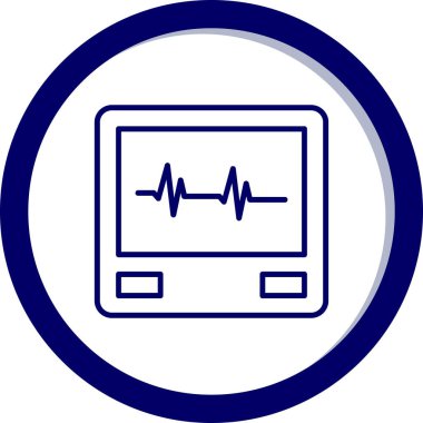 Tıbbi bir simgenin vektör illüstrasyonu