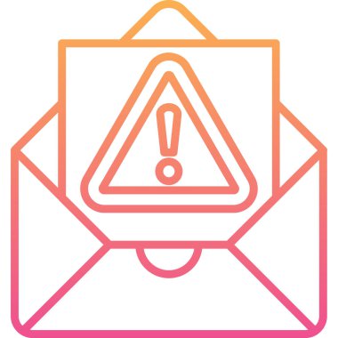 uyarı simgesi vektör illüstrasyonu