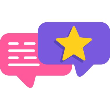 Konuşma baloncukları ikon vektör çizimi