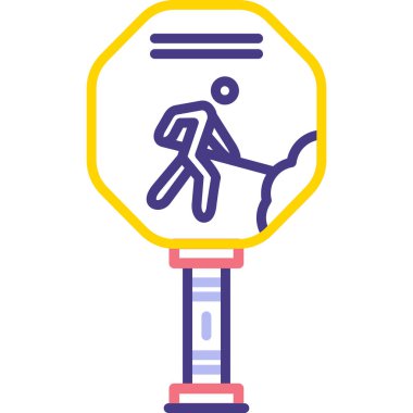 sokak trafiği sinyal vektör çizimi tasarımı