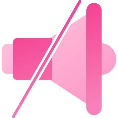 Konuşmacı. Web simgesi basit illüstrasyon